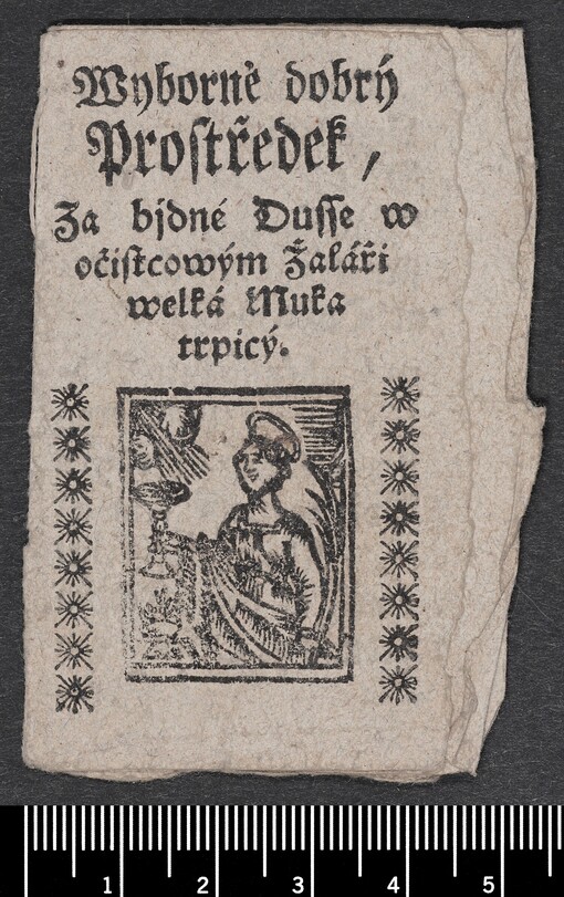 Wyborně dobrý Prostředek, Za bjdné Dusse w očistcowým Žaláři welká Muka trpicý