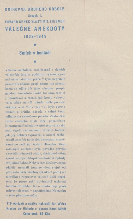 Válečné anekdoty 1939-1945: smích v bodláčí