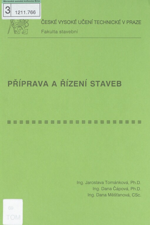 Příprava a řízení staveb