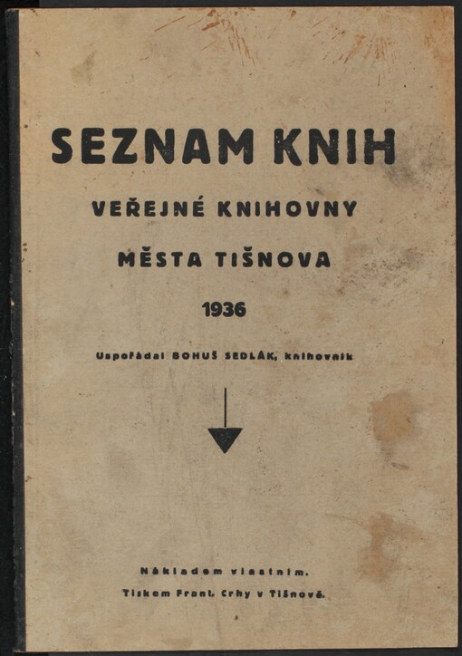Seznam knih Veřejné knihovny města Tišnova