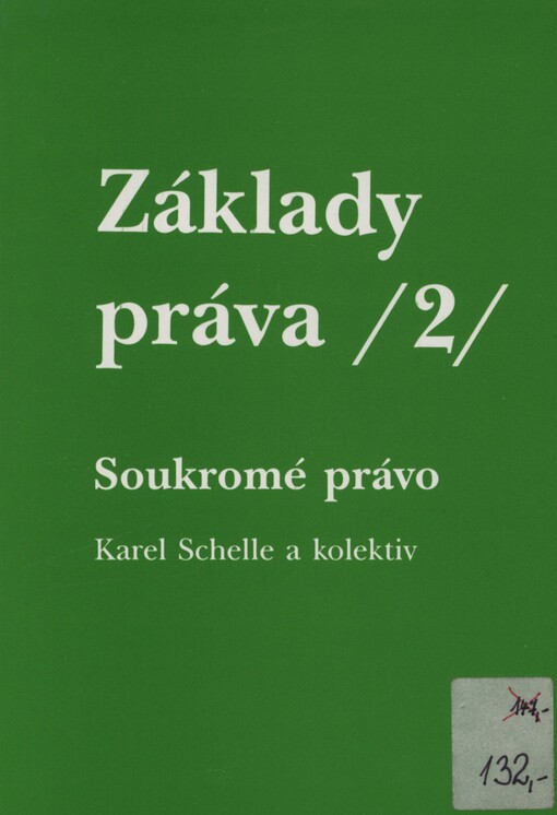 Základy práva. 2. Soukromé právo