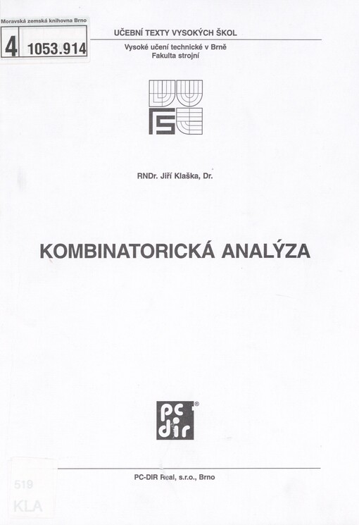 Kombinatorická analýza