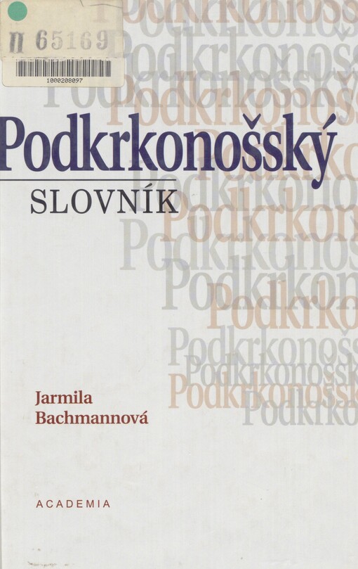 Podkrkonošský slovník