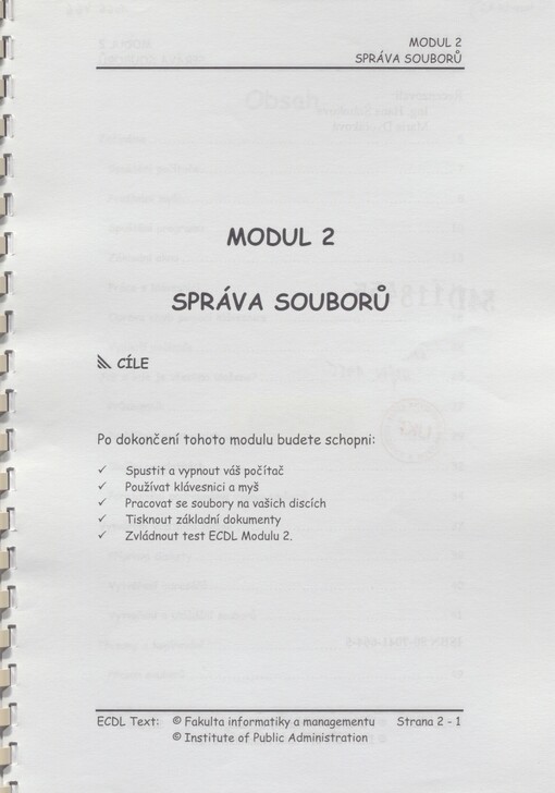 Modul 2 - Správa souborů