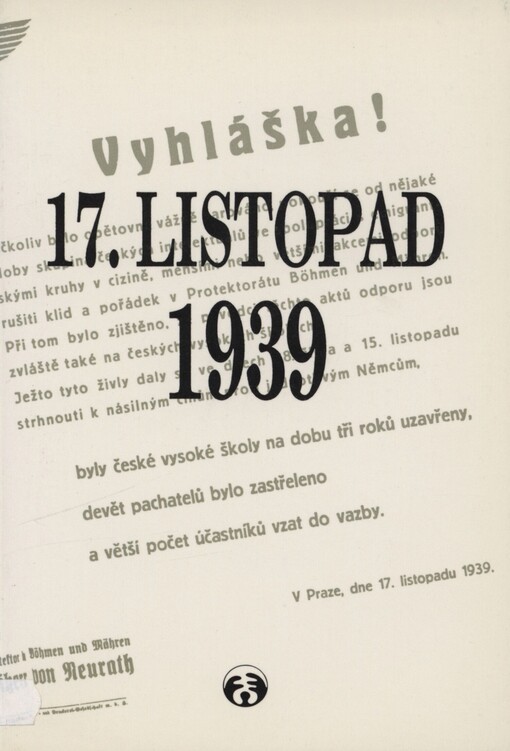 17. listopad 1939 po 55 letech