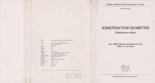 Konstruktivní geometrie: předlohy ke cvičení