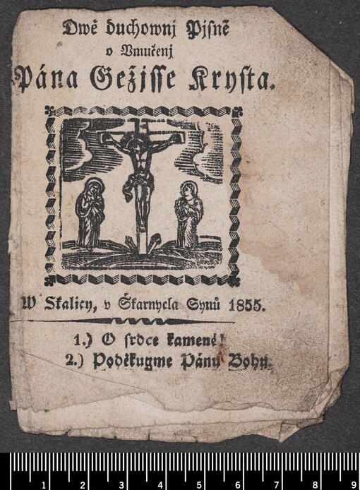 Dwě duchownj Pjsně o Vmučenj Pána Gežjsse Krysta