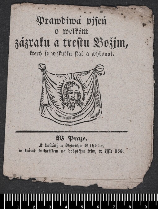 Prawdiwá pjseň o welkém zázraku a trestu Božjm, který se w skutku stal a wykonal