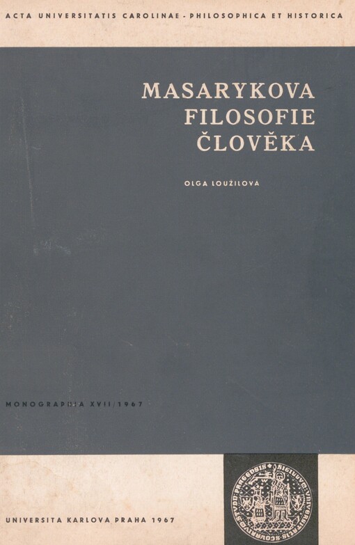 Masarykova filosofie člověka