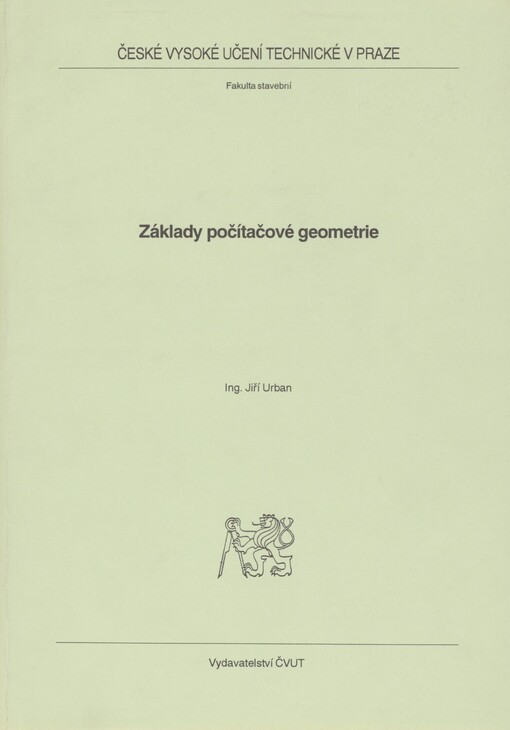 Základy počítačové geometrie