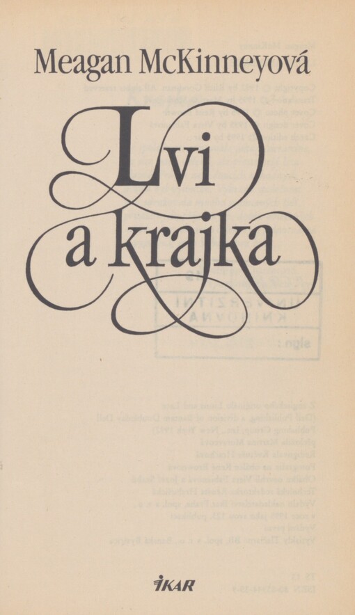 Lvi a krajka