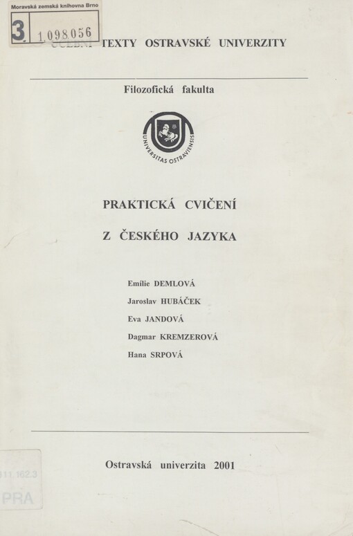 Praktická cvičení z českého jazyka