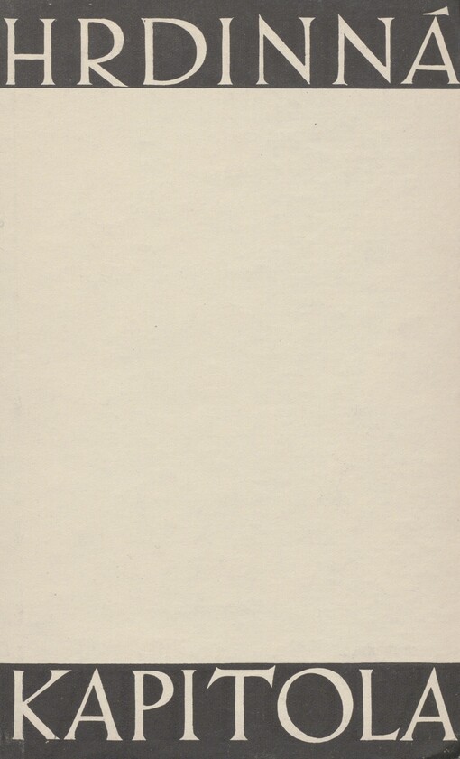 Hrdinná kapitola: příspěvek k dějinám povstání ve varšavském ghettu