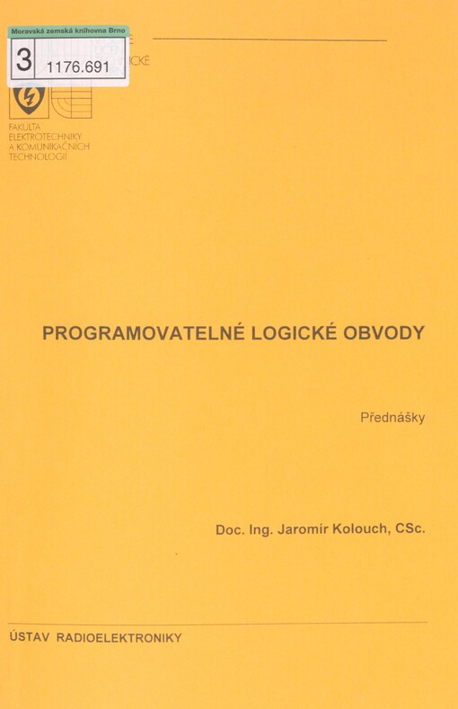 Programovatelné logické obvody: přednášky