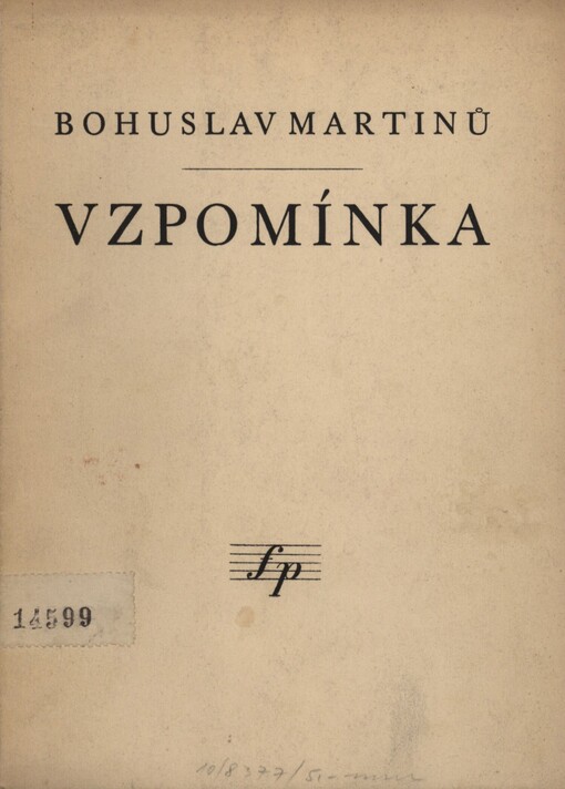 Vzpomínka: psáno z Paříže roku 1934