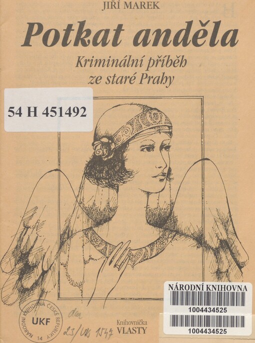 Potkat anděla: kriminální příběh ze staré Prahy