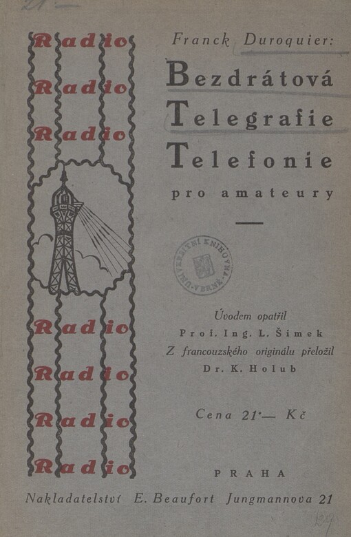 Bezdrátová telegrafie, telefonie pro amateury