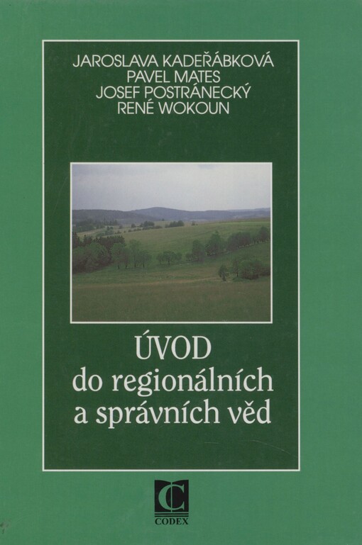 Úvod do regionálních a správních věd: vybrané kapitoly