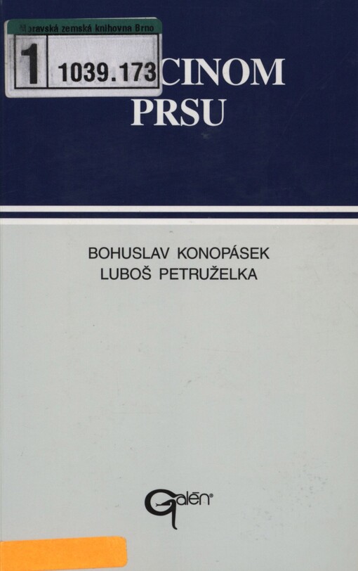 Karcinom prsu: manuál diagnostiky a léčby