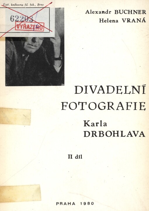 Divadelní fotografie Karla Drbohlava :[bibliografický soupis]