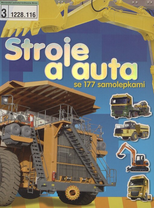 Stroje a auta: se 177 samolepkami