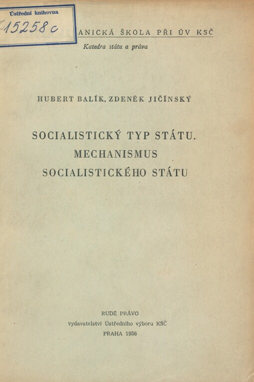 Socialistický typ státu