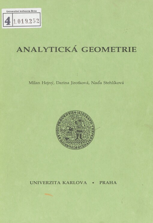 Analytická geometrie
