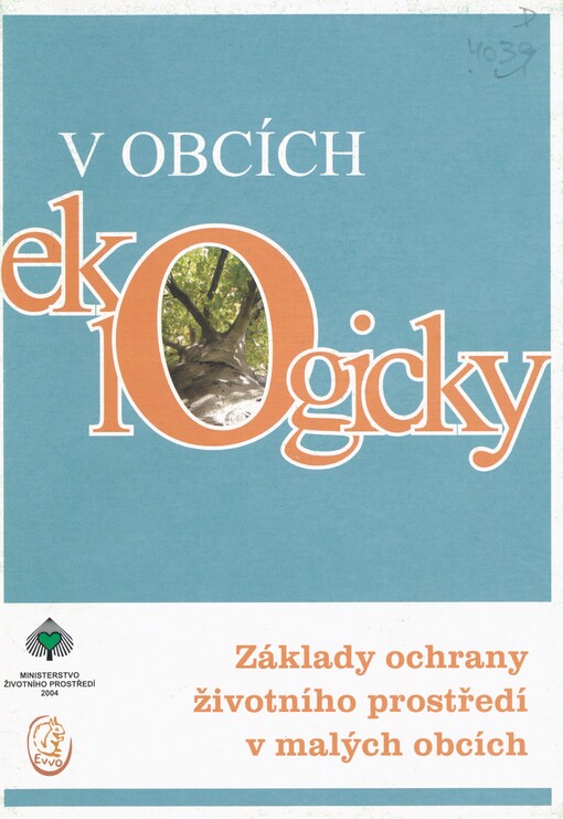 V obcích ekologicky: základy ochrany životního prostředí v malých obcích