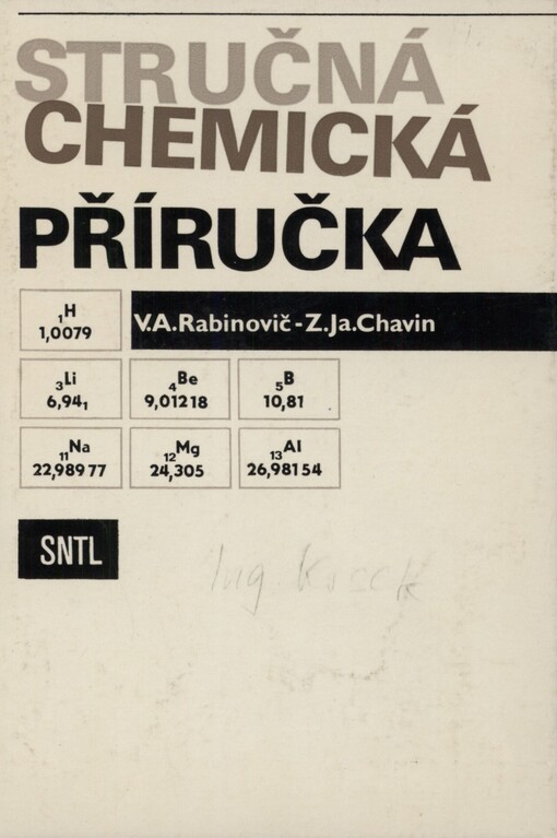 Stručná chemická příručka
