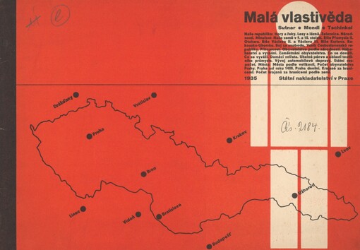 Malá vlastivěda: učebná pomůcka pro obecné a měšťanské školy s československým jazykem vyučovacím ve znění českém