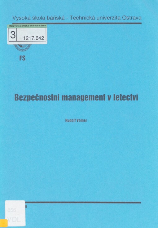 Bezpečnostní management v letectví