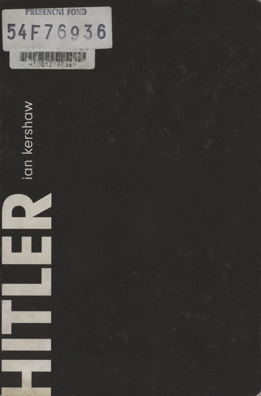 Hitler. 1889-1936: Hybris