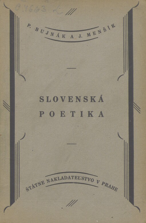 Slovenská poetika