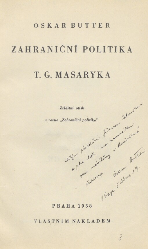 Zahraniční politika T.G. Masaryka