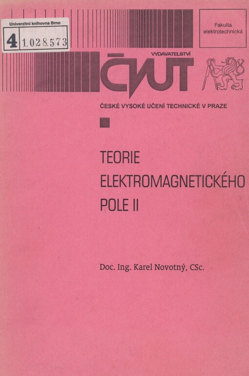 Teorie elektromagnetického pole II
