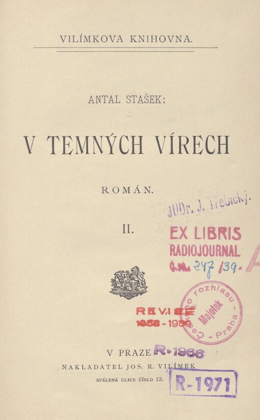 V temných vírech: román. [Díl] 2