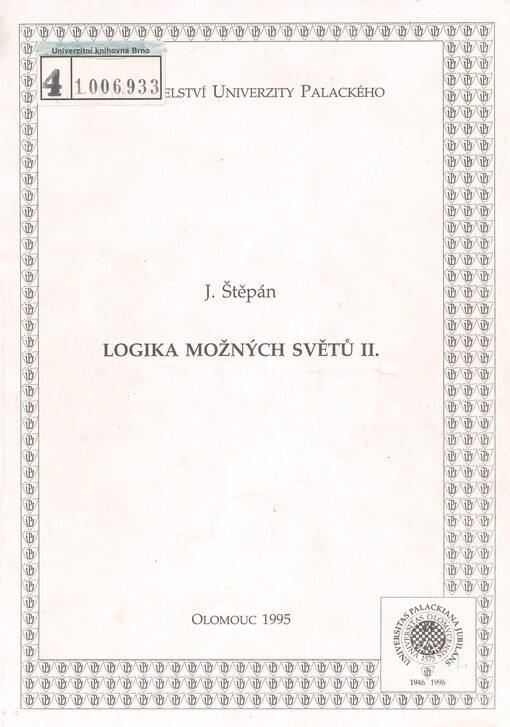 Logika možných světů II