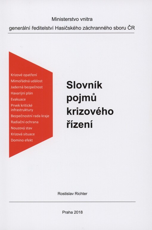 Slovník pojmů krizového řízení