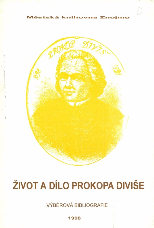 Život a dílo Prokopa Diviše: výběrová bibliografie