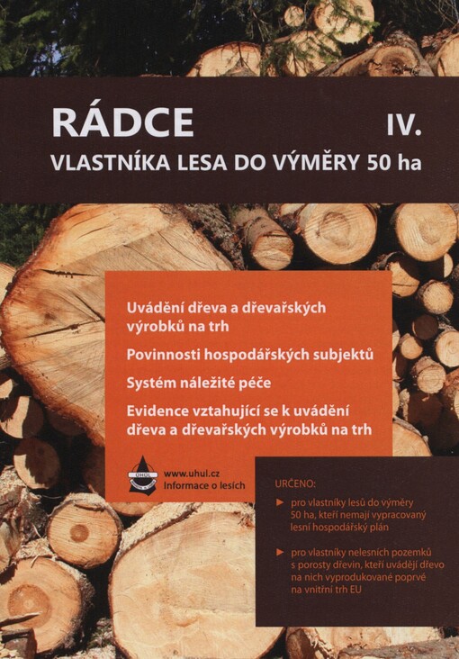 Rádce vlastníka lesa do výměry 50 ha