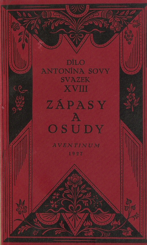 Zápasy a osudy: básně z roku 1907-1909
