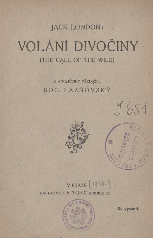 Volání divočiny =: [The Call of the Wild]