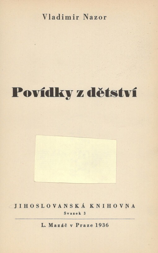 Povídky z dětství