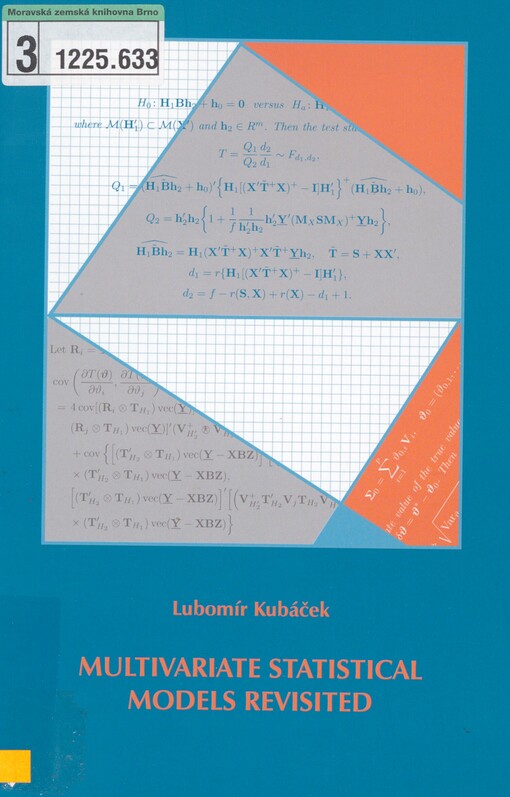Multivariate statistical models revisited