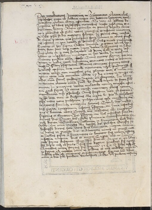 Konvolut začínající dílem: Expositio super textu logices Aristotelis