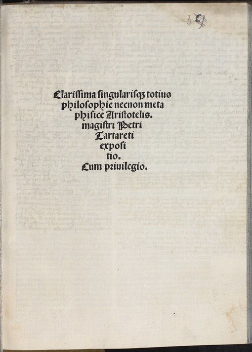 Konvolut začínající dílem: Expositio super textu logices Aristotelis