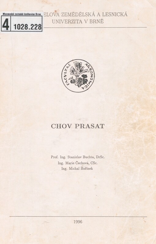 Chov prasat