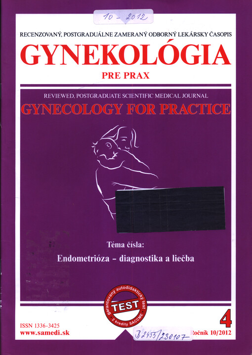 Gynekológia pre prax : recenzovaný, postgraduálne zameraný odborný lekársky časopis