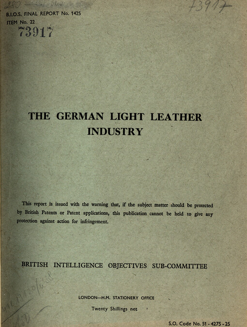 The german light leather industry
