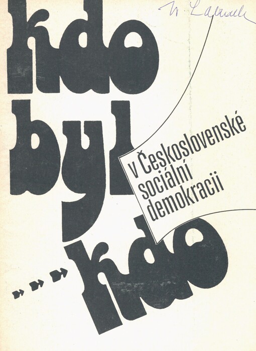 Kdo byl kdo v Československé sociální demokracii